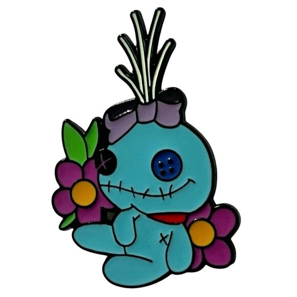 Lilo and Stitch Scrump Doll Enamel Pin - Picture 1 of 6